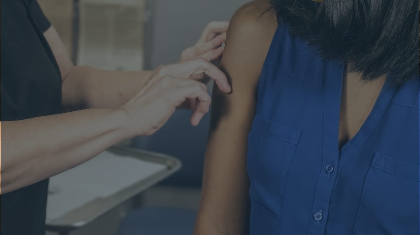 Licensed provider administering a peptide injection at Recovery Project